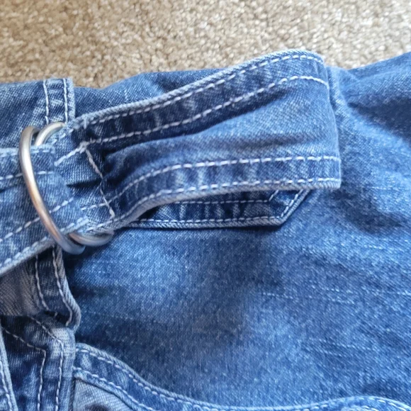 Disney Rare Vintage Kids Denim Overalls - Blue - Picture 10 of 11